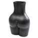 KARE Design Keramická váza Donna - černá, 40cm
