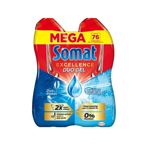SOMAT Excellence Gel Hygienic Cleanliness 2× 684 ml