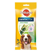 Pedigree Dentastix Daily Fresh dentální pamlsky pro psy středních plemen 7 ks