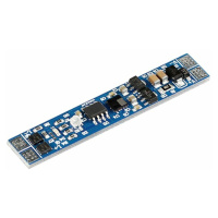 FKT Stmívač pro LED pásky bezdotykový do profilu, 6A, 12/24V, plynulá regulace s pamětí, modrá L