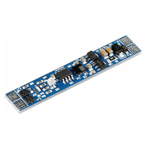 FKT Stmívač pro LED pásky bezdotykový do profilu, 6A, 12/24V, plynulá regulace s pamětí, modrá L