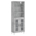 vidaXL Skříň highboard betonově šedá 69,5x34x180 cm kompozitní dřevo