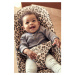 BabyBjörn Lehátko Bliss Beige Leopard print cotton, tmavě šedá konstrukce