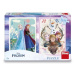 Puzzle Frozen: Anna a Elsa 2x77 dílků