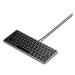 Satechi Slim W1 USB-C BACKLIT Wired Keyboard - Space Grey - US