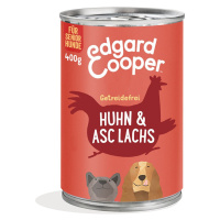 Edgard&Cooper Senior kuře a losos 12 × 400 g