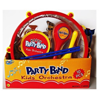 Party band, buben s nástroji