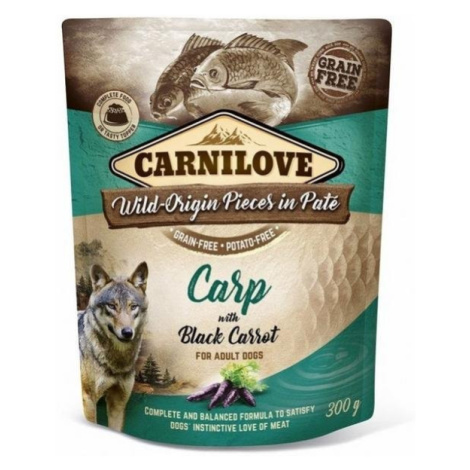 Kapsička Carnilove Dog Paté Carp with Black Carrot 300g