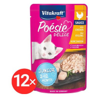 Vitakraft Cat mokré krmivo Poésie Délice kuřecí Junior 12 × 85 g
