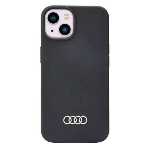 Kryt Audi Silicone Case iPhone 14 6.1" black hardcase AU-LSRIP14-Q3/D1-BK (AU-LSRIP14-Q3/D1-BK)