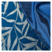 Sametový středový ubrus s potiskem modré barvy