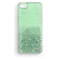 Wozinsky Star Glitter silikonové pouzdro na iPhone XS / iPhone X green