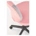 Halmar Dětská židle Toby, šedá/růžová