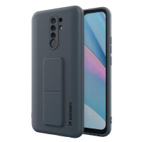 Wozinsky Flexibilní silikonové pouzdro se stojánkem na Xiaomi Redmi 9 blue