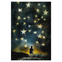 Ilustrace Look To The Stars, Treechild, (26.7 x 40 cm)