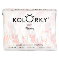 KOLORKY DAY jednorázové eko plenky srdce - S (3-6 kg) , 25 ks . Pro získání slevy 5% zadejte v k