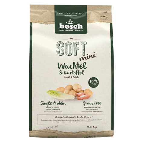 Bosch SOFT Mini, Křepelka a brambory 4 × 2,5 kg