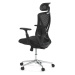 Kancelářská ergonomická židle FLIP — síť, černá
