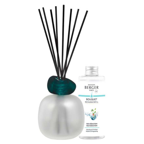 Maison Berger Paris Aroma difuzér Mineral, průhledný + náplň Modrá svůdnost 180 ml 7834