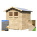 Dřevěný domek KARIBU DAHME 3 (14517) SET LG2076