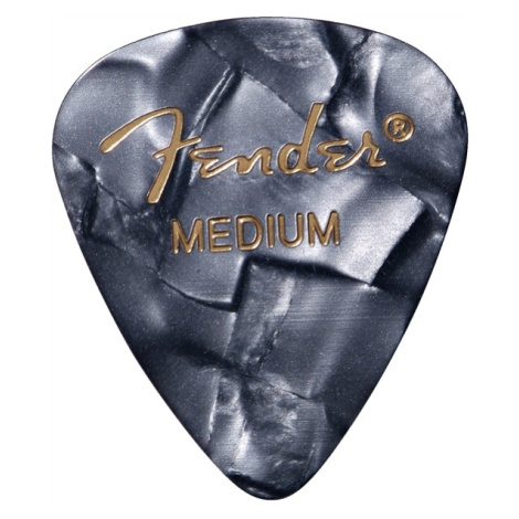 Fender Premium Celluloid 351 Shape Picks  Medium  Black Moto - 12ks