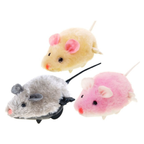 Plyšová myška na klíček - růžová Toys Group