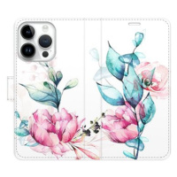 iSaprio flip pouzdro Beautiful Flower pro iPhone 15 Pro