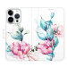 iSaprio flip pouzdro Beautiful Flower pro iPhone 15 Pro