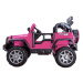mamido Dětské elektrické autíčko Jeep HP012 růžové