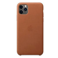 Apple iPhone 11 Pro Max Kožený kryt sedlově hnědý