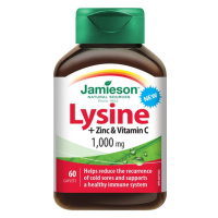 Jamieson Lysin 1000 mg se zinkem a vitaminem C 60 tablet