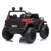 mamido Dětské elektrické auto Jeep Off Road 4x4 červené