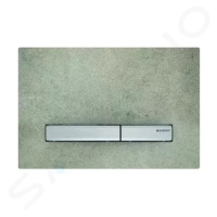 GEBERIT Sigma50 Ovládací tlačítko splachování, chrom/dekor betonu 115.788.JV.2