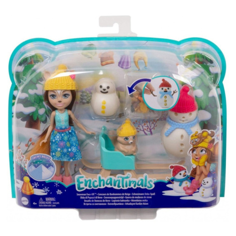 Enchantimals stavění sněhuláka, mattel gnp16