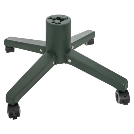 Fééric Lights and Christmas, Kovový stojan na vánoční stromeček na kolečkách, 20 × 54 cm