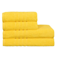 Bavlněný ručník a osuška, Finer žlutý