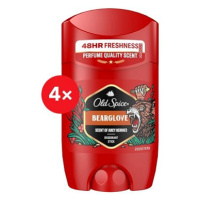 OLD SPICE Bearglove Deo Stick 4 × 50 ml