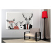 Obraz na plátně DEER FAMILY G různé rozměry Ludesign ludesign obrazy: 120x80 cm