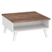 ArtCross Konferenční stolek Nord-06 Barva: dub sonoma světlý/bílá