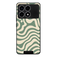 Mobiwear Glossy lesklý pro Xiaomi Poco F6 Pro - GA57G zelený/bílý