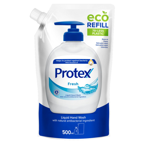 PROTEX Fresh tekuté mýdlo s přirozenou antibakteriální ochranou náhradní náplň 500 ml