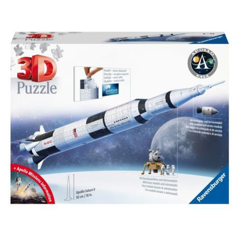 2411545 Vesmírná raketa Saturn V 432 dílků - poškozený obal RAVENSBURGER