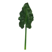 Anthurium list umělý zelený 60cm