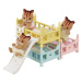 Sylvanian Families Nábytek - třípatrová postel se skluzavkou