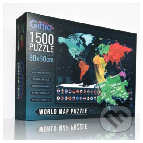 Puzzle mapa světa