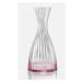 Crystalex skleněná dekorovaná karafa Kate Optic růžová 1200 ml