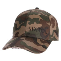SIXTOL Kšiltovka s LED světlem B-CAP 25lm, nabíjecí, USB, univerzální velikost, maskáčová