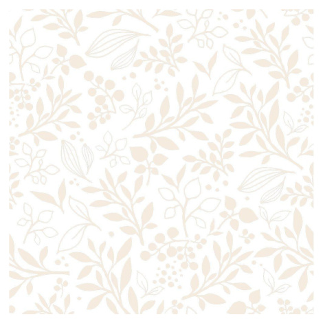 Dekornik Tapeta jemné květiny béžová 280×50 cm