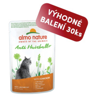 Almo Nature Holistic Anti-Hairball - Kuře 70g výhodné balení 30ks