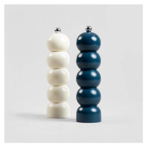 Sada dvou mlýnků SPICE BUBBLE modrá / krémová 722196